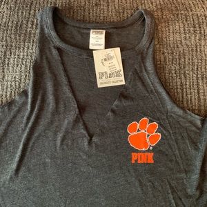 Pink Victoria’s Secret Clemson Tigers tank top